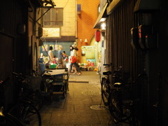 路地からの景色