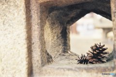 冬の石灯籠