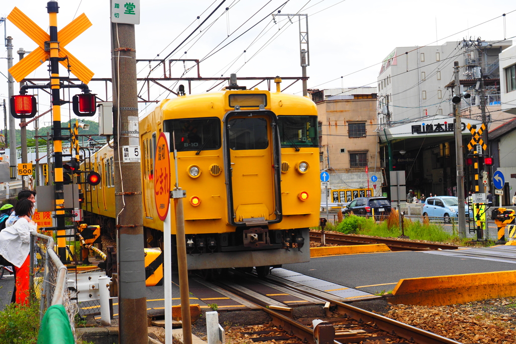 東に向かう列車