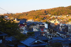 坂の街の風景