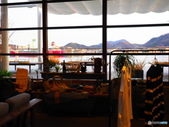 a view through the window