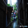 路地の先のお祭り