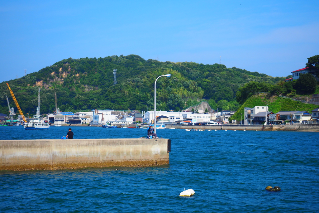 埠頭の夏