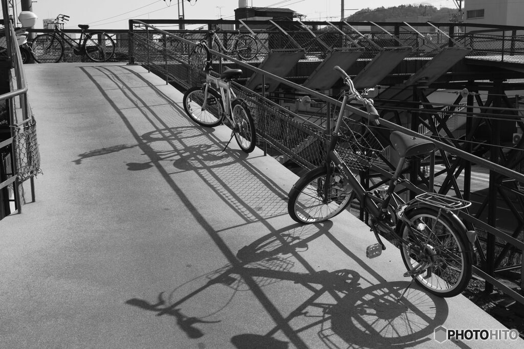 坂道、自転車