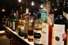 a scene in a bar