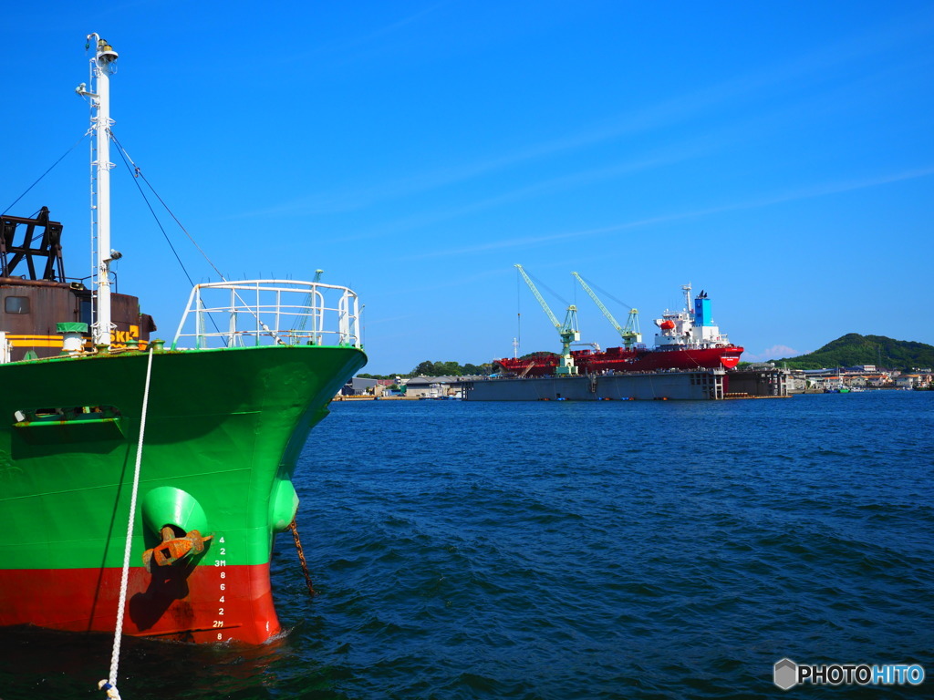 floating dockに抱かれて