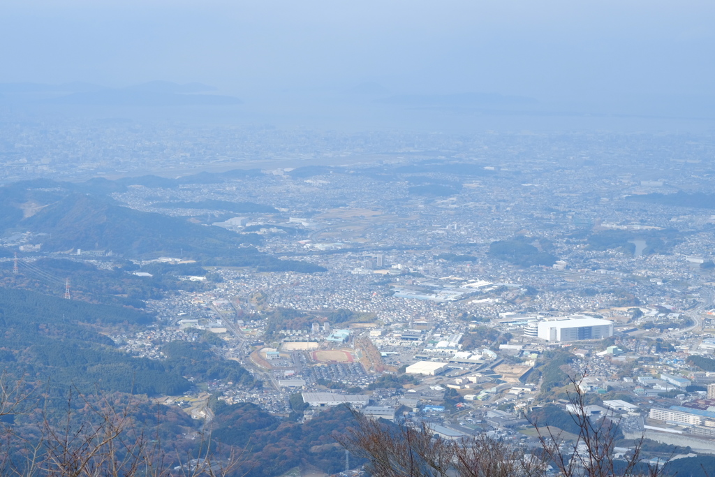 宝満山山頂。