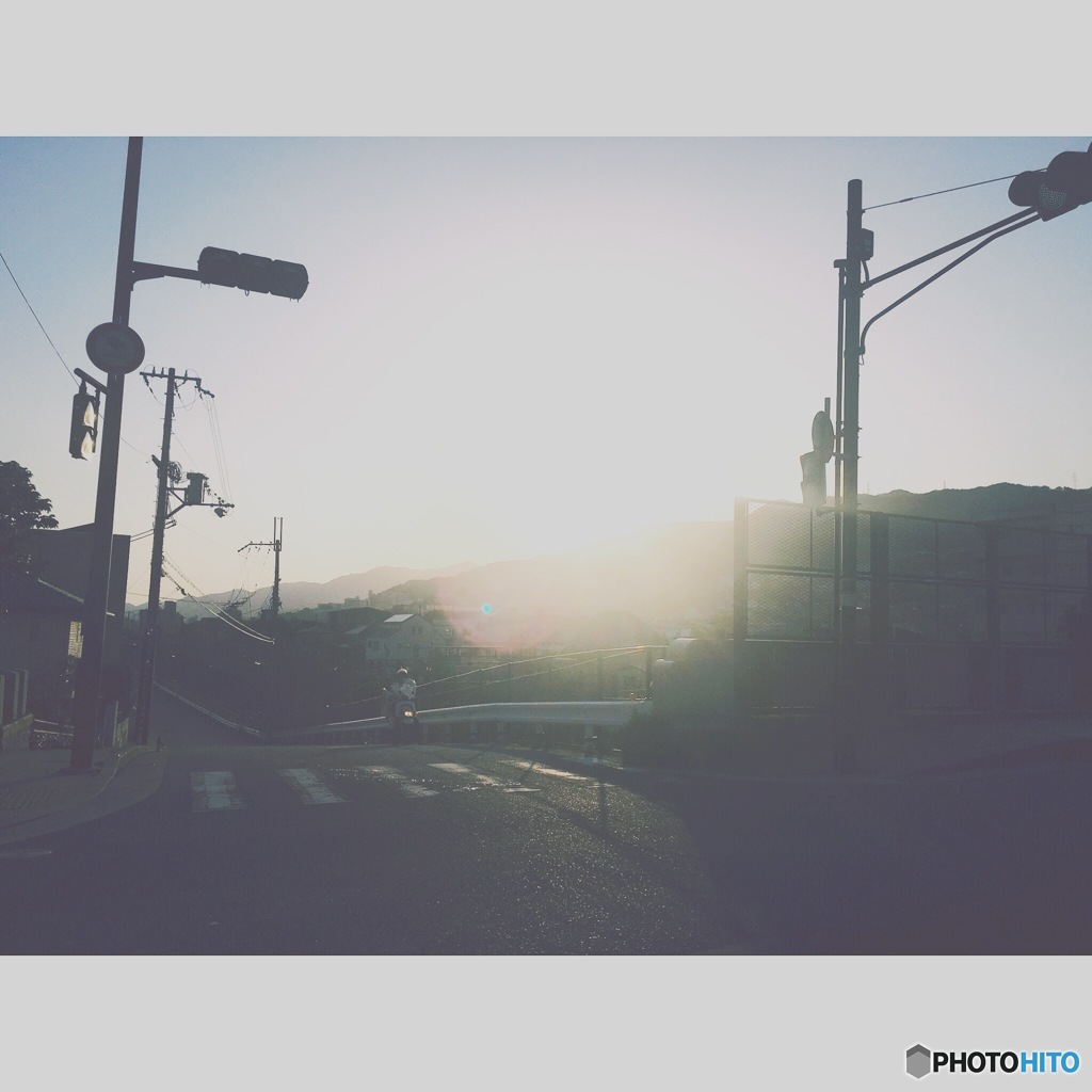夕暮れ