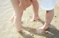 今年初めての海