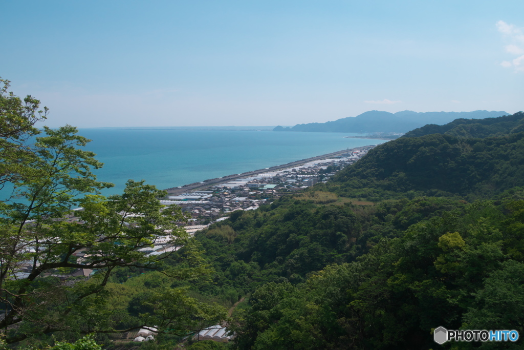 日本平頂きからの展望