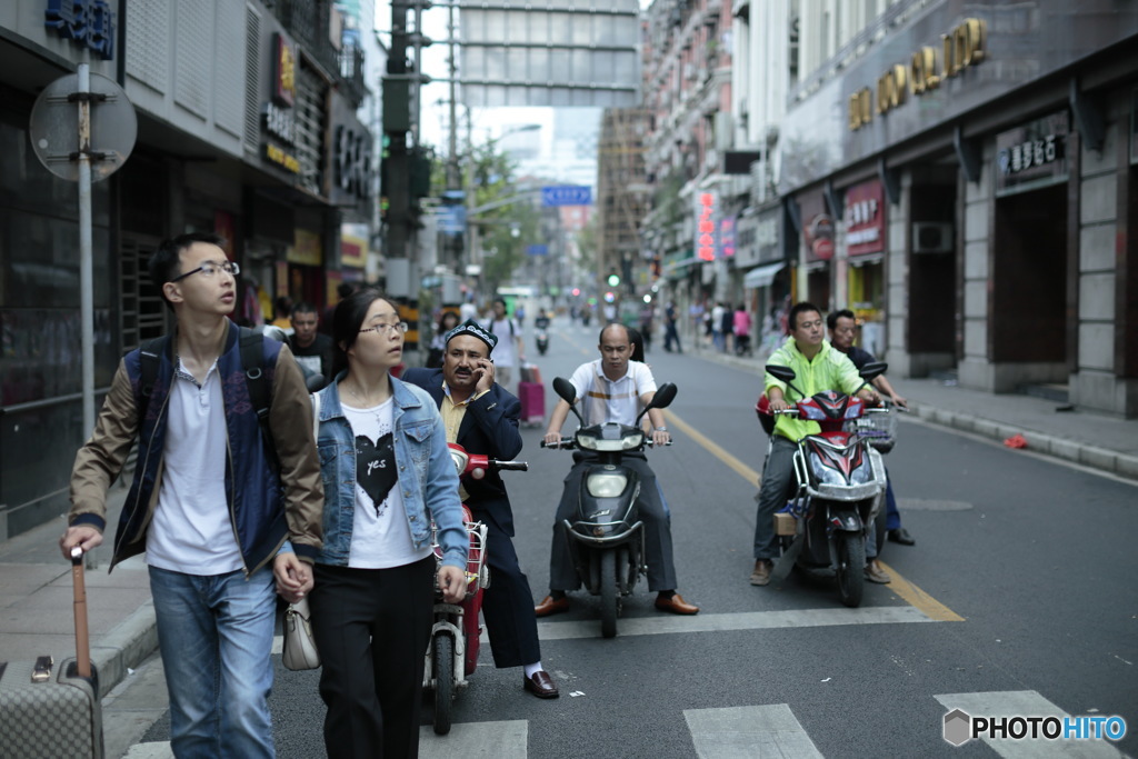 In Shanghai　印象的な男
