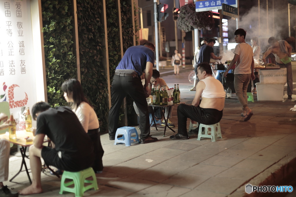 In Shanghai　上海の日常　飲みの準備中
