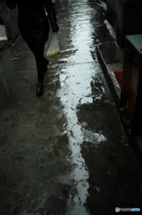 雨の日の買い物