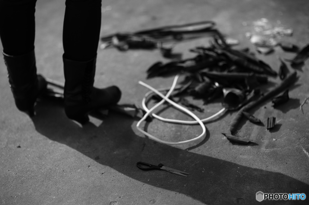 In Shanghai　使えるのかこのハサミ