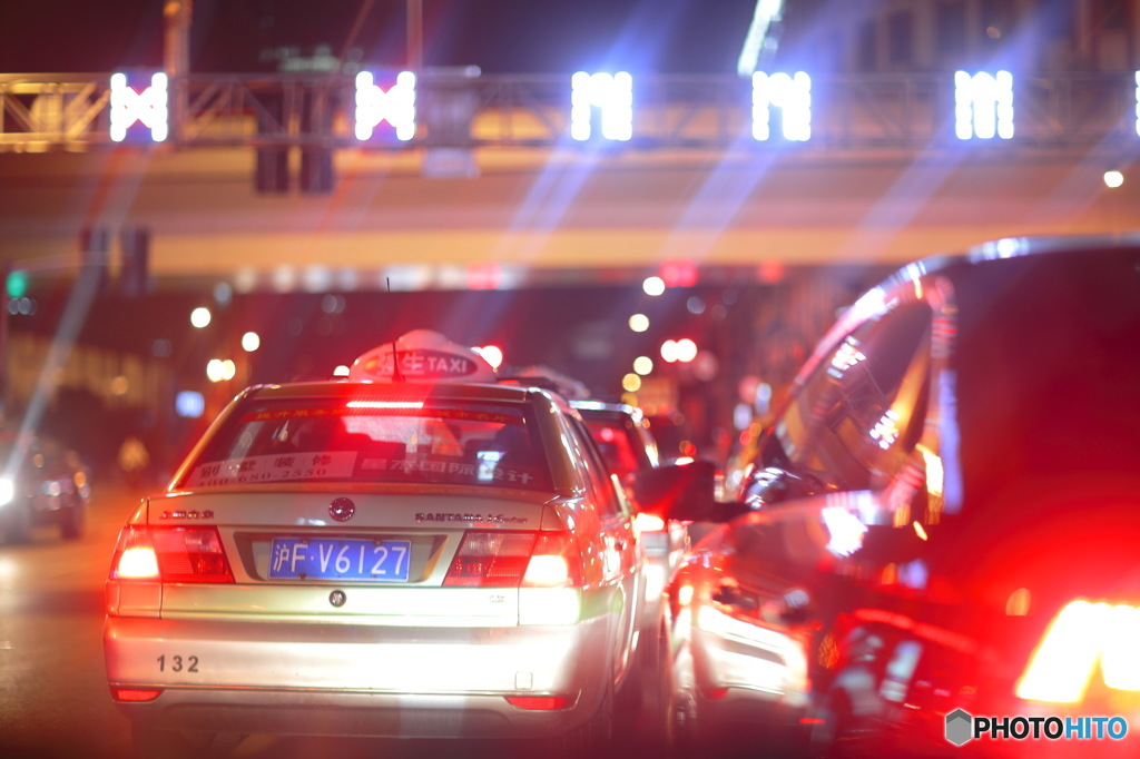 何時もの場所で何時もの渋滞