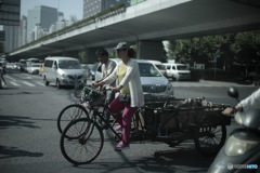 In Shanghai　通勤の風景