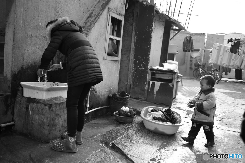 In Shanghai　無くなりつつある村