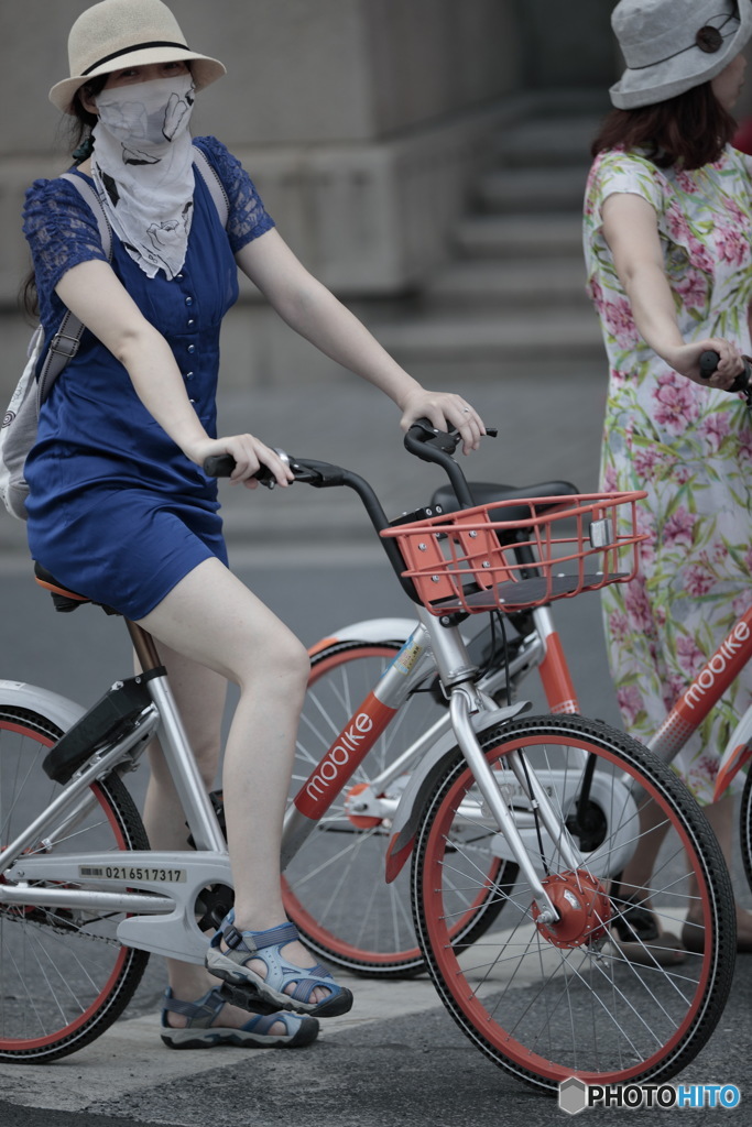 In Shanghai　上海の日常　なんて色白な方