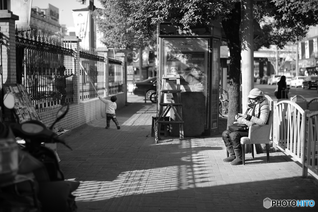 In Shanghai　上海の日常　陽だまりの中