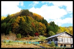 秋の六合村赤岩集落にて④