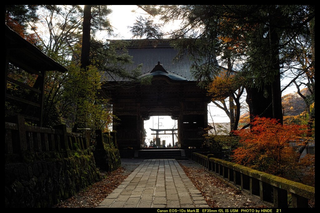 秋の榛名神社にて⑲