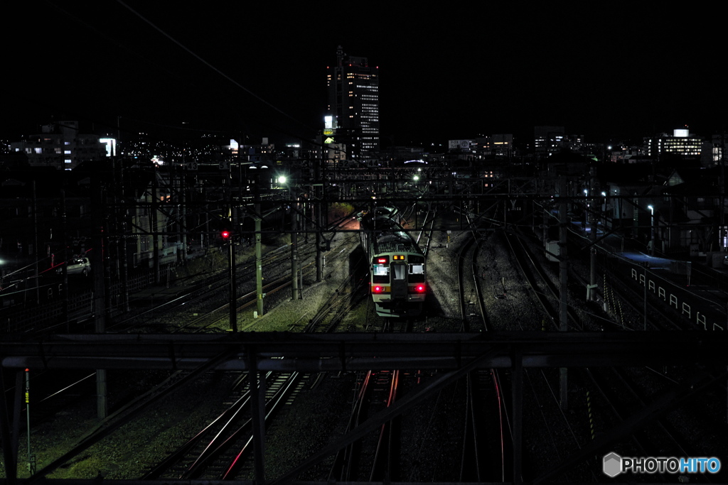 新前橋駅の夜景④