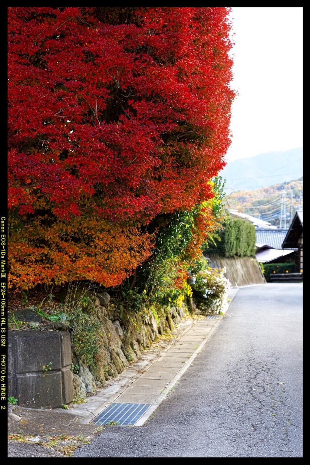 秋の六合村赤岩集落にて⑩