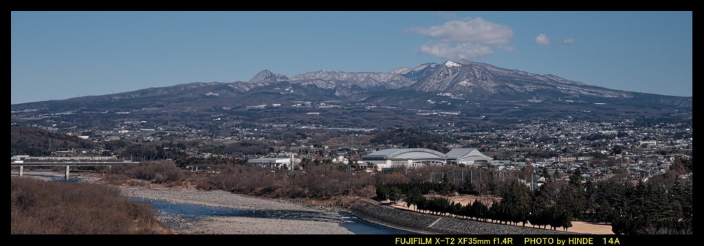 雪景色の赤城山