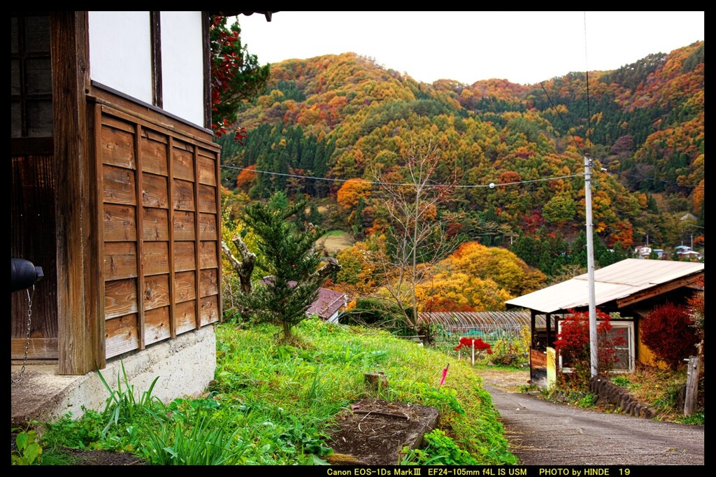 秋の六合村赤岩集落にて㉗