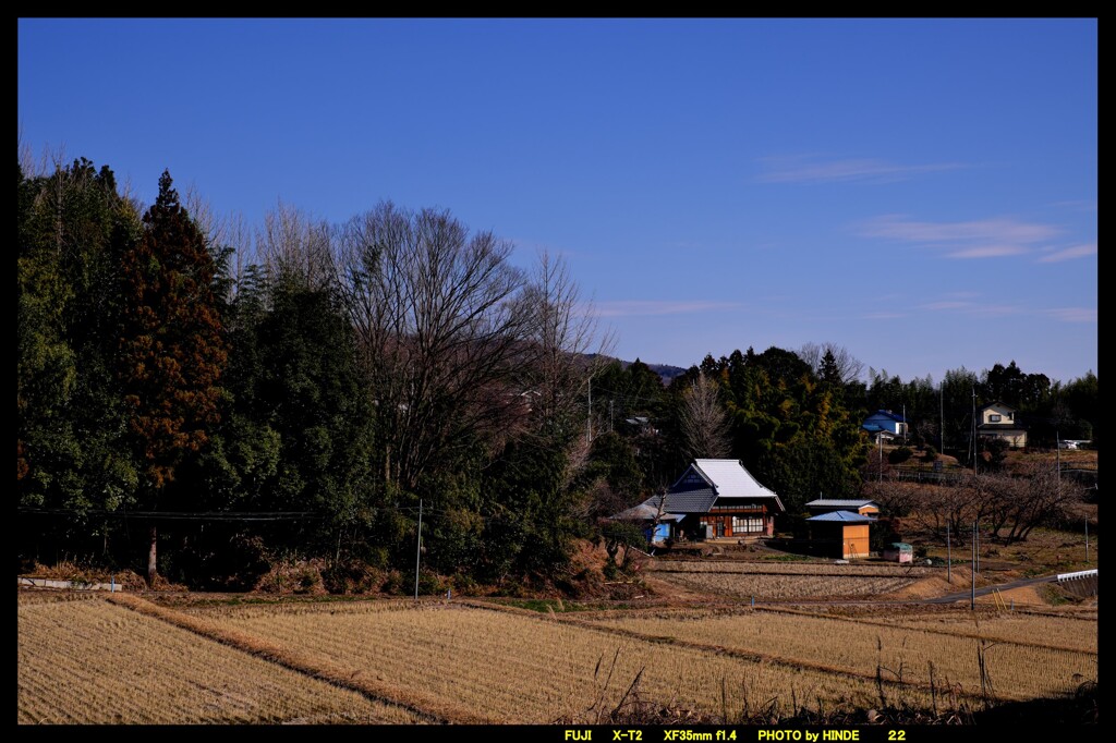 かや葺だった家