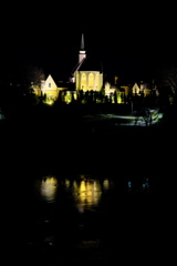 前橋のウェディングチャペルライトアップ②