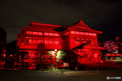 赤十字ライトアップ「前橋臨江閣」