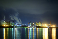 名港トリトンより望む工場夜景2