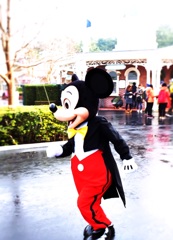 mickey走る。