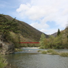春の溪谷
