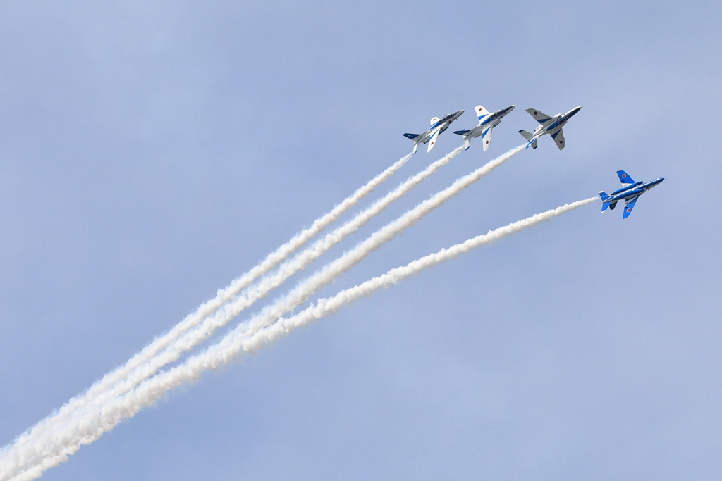 防府北基地航空祭　ブルーインパルス④