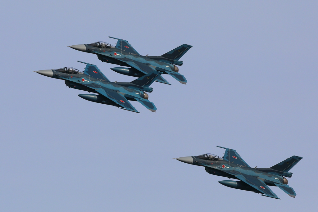 築城基地航空祭2017前日予行　F-2①