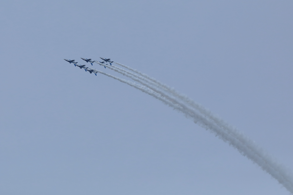 築城基地航空祭2017前日予行　ブルーインパルス⑦