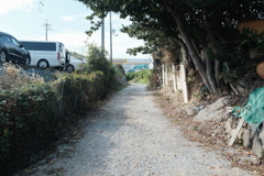 砂利道