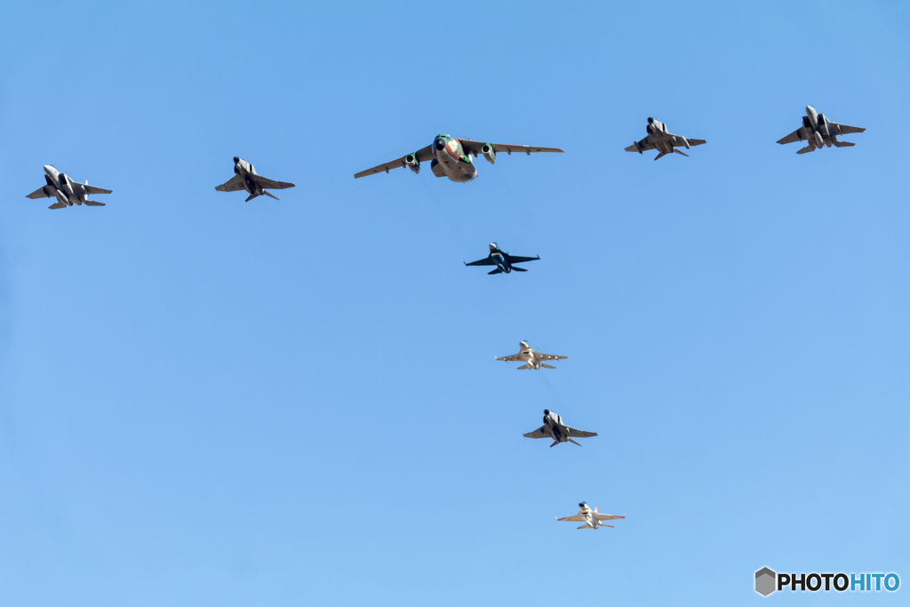 岐阜基地航空祭⑦　異機種大編隊