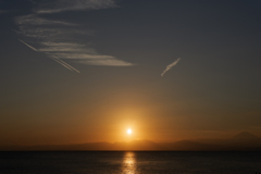 夕日