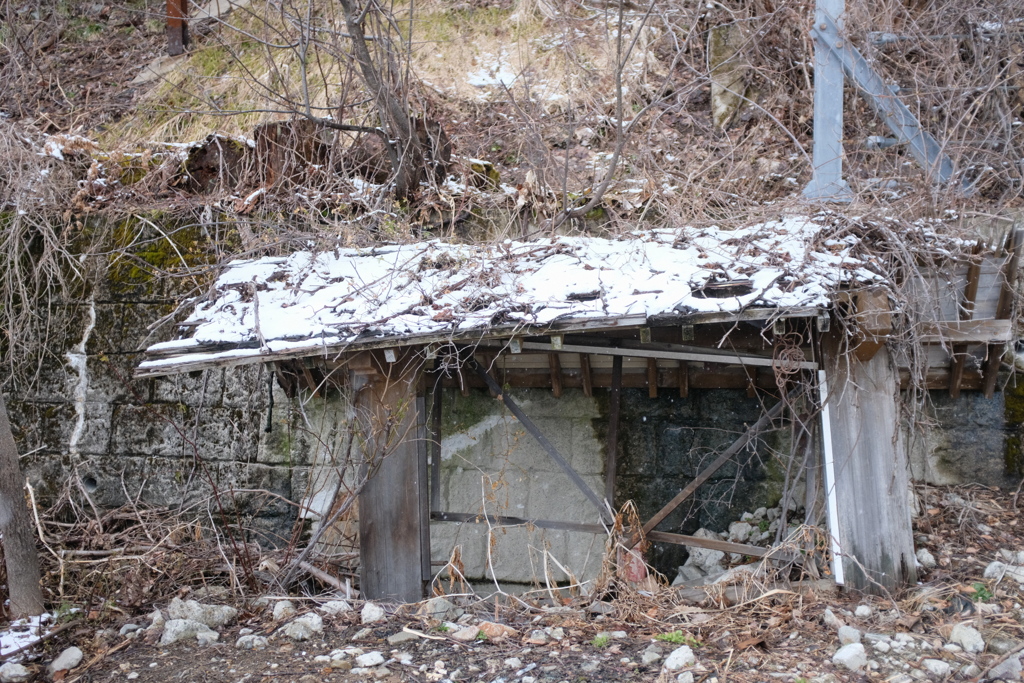 小屋だったもの