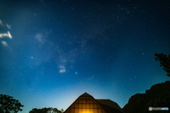 山の宿の夜