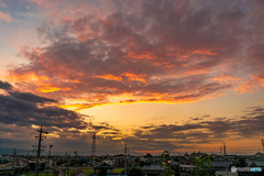 今日の帰りがけ夕景