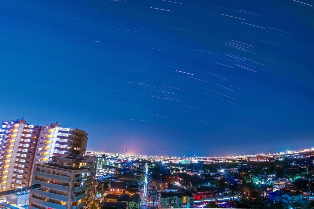我が家から見える夜景