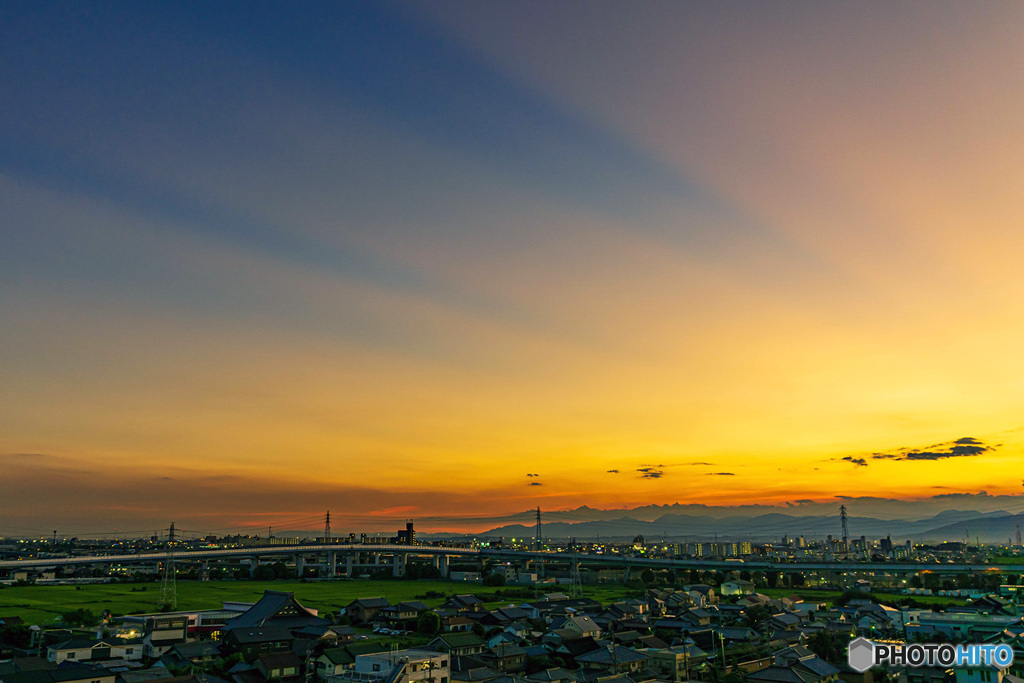 夕暮れ時のだいだい9/9