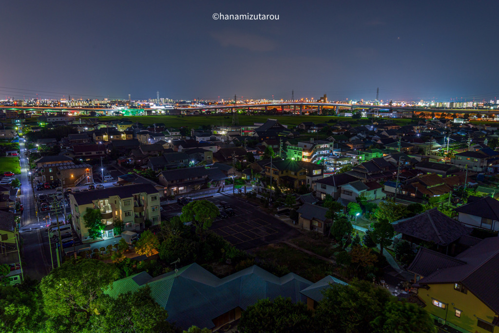 今見た夜景