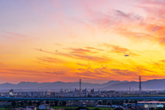 ８月２６日の夕景