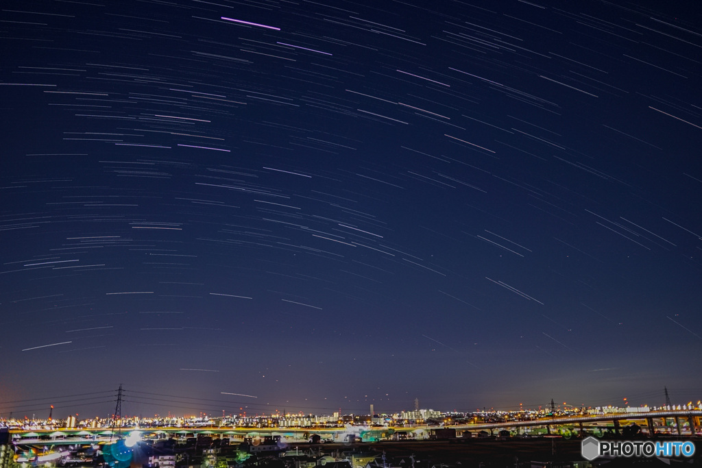 星流れる我が町