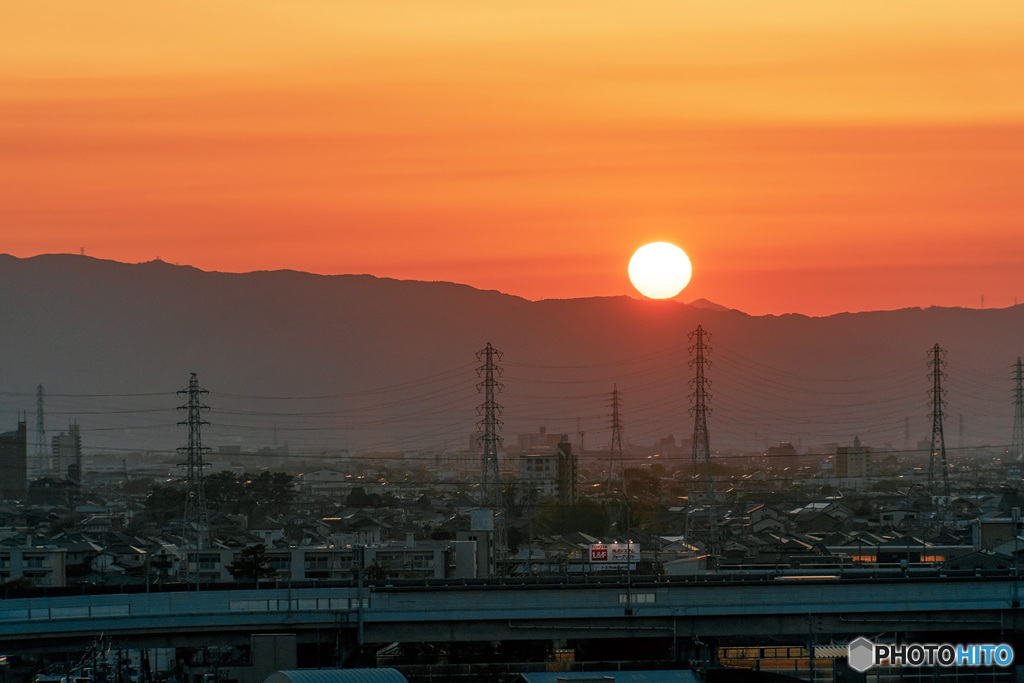 沈む太陽